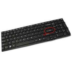 Tastatura neagra Sony Vaio VPCSE series layout US fara rama enter mic imagine