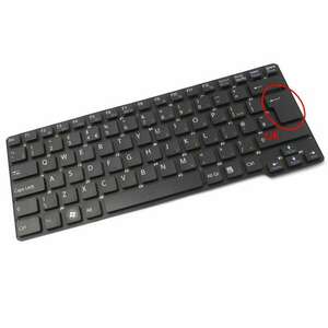 Tastatura neagra Sony MP 09F53US 886 layout UK fara rama enter mare imagine