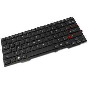 Tastatura neagra Sony Vaio SVE13 series layout US fara rama enter mic imagine