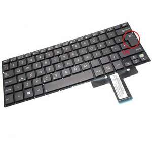 Tastatura Asus 0KNB0 3627US00 layout UK fara rama enter mare imagine