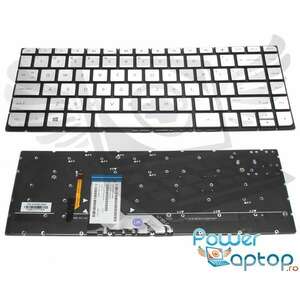 Tastatura HP 841266 031 Argintie iluminata backlit imagine