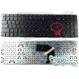 Tastatura HP Pavilion DV7 7000 layout US fara rama enter mic imagine