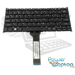 Tastatura Acer Aspire E3 112M iluminata layout US fara rama enter mic imagine