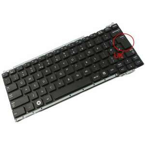 Tastatura neagra Samsung 9Z N7CSN 001 layout UK fara rama enter mare imagine