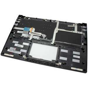 Tastatura Asus Zenbook UX302L neagra cu Palmrest gri iluminata backlit imagine