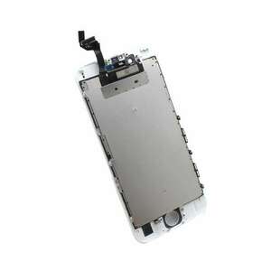 Display iPhone 6S LCD Alb Complet Cu Tablita Metalica Si Conector Amprenta imagine
