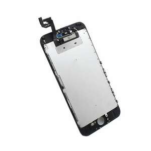 Display iPhone 6S LCD Negru Complet Cu Tablita Metalica Si Conector Amprenta imagine