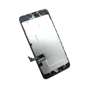 Display iPhone 8 Plus LCD Negru Complet Cu Tablita Metalica Si Conector Amprenta imagine