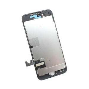 Display iPhone SE 2020 A2275 LCD Negru Complet Cu Tablita Metalica Si Conector Amprenta imagine