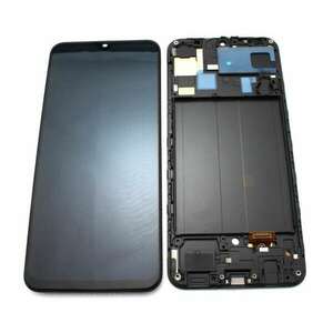 Display Samsung Galaxy A30 A305 Oled cu Rama Black Negru imagine