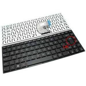 Tastatura Asus VivoBook E403SA layout UK fara rama enter mare imagine