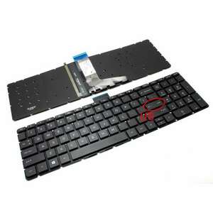 Tastatura HP 855466-001 iluminata layout US fara rama enter mic imagine