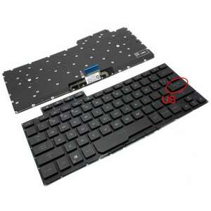 Tastatura Asus 6037B0169701 iluminata layout US fara rama enter mic imagine