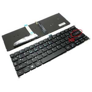 Tastatura Acer 3PZDJKATNP0 iluminata layout US fara rama enter mic imagine