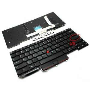Tastatura Lenovo SN20U63672-01 iluminata layout US fara rama enter mic imagine