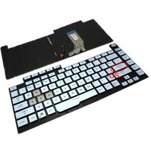 Tastatura Albastra Asus V184226NS1 iluminata layout US fara rama enter mic imagine