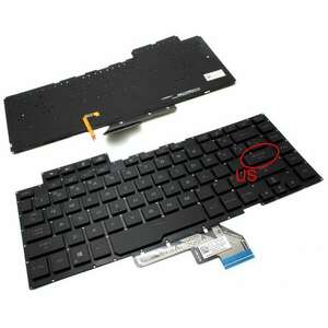 Tastatura Asus Rog Zephyrus M15 GU502LU iluminata layout US fara rama enter mic imagine