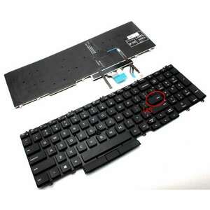 Tastatura Dell Precision 7530 iluminata layout US fara rama enter mic imagine
