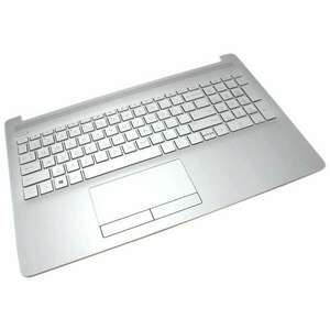 Tastatura HP 15-da0175nq argintie cu Palmrest argintiu imagine