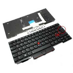 Tastatura Lenovo ThinkPad E14 GEN 1 2020 iluminata layout UK fara rama enter mare imagine