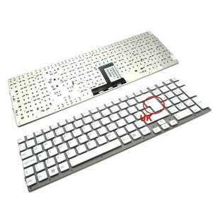 Tastatura alba Sony Vaio VPC EC22FX layout UK fara rama enter mare imagine