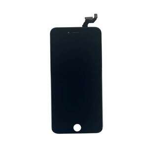 Display iPhone 6 Plus LCD Negru Complet Cu Tablita Metalica Si Conector Amprenta imagine