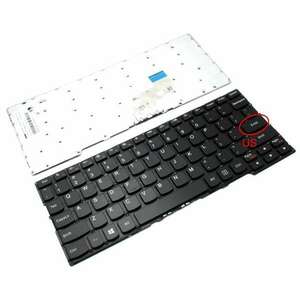 Tastatura Lenovo 1240-01737 layout US fara rama enter mic imagine