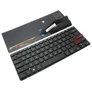 Tastatura Asus 11842N01ZV iluminata layout US fara rama enter mic imagine