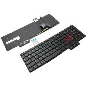 Tastatura Lenovo NSK-65EBN iluminata RGB layout US fara rama enter mic imagine