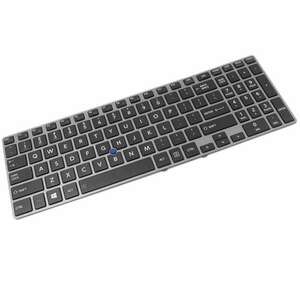 Tastatura Toshiba Tecra Z50 BT1500 Rama gri iluminata backlit imagine