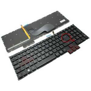 Tastatura Acer NKI151301B iluminata layout UK fara rama enter mare imagine