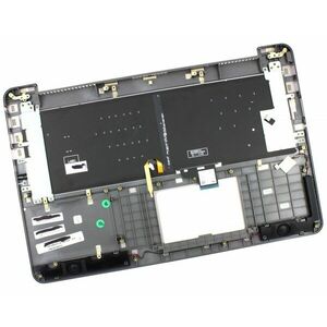 Tastatura Asus 13N0-URA0201 Neagra cu Palmrest Gri iluminata backlit imagine