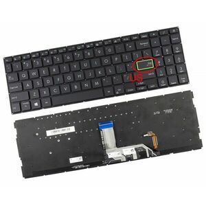 Tastatura Asus VivoBook S15 X513EA iluminata layout US fara rama enter mic imagine