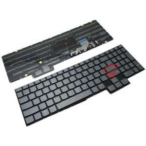 Tastatura Gri Lenovo Legion 7-15IMH05 iluminata layout US fara rama enter mic imagine
