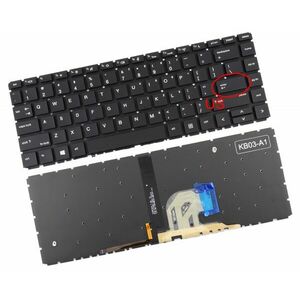 Tastatura HP ProBook 440 G6 iluminata layout US fara rama enter mic imagine