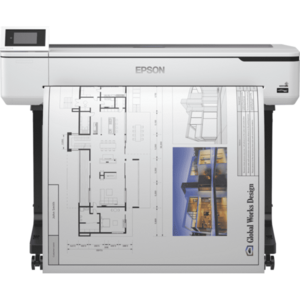 Plotter Epson Surecolor T5100 36, format A0, 4 culori, wireless imagine