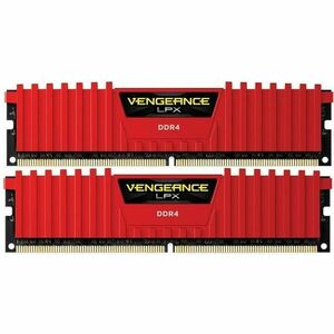 Memorie Corsair DDR4 Vengeance LPX Red 16GB (2x8GB) 3200MHz CL16 1.35V imagine