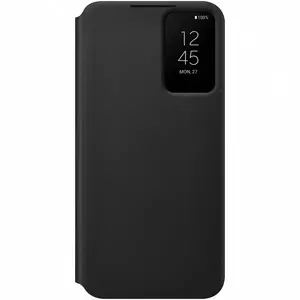 Husa de protectie Samsung Smart Clear View Cover pentru Galaxy S22 PLUS, Black imagine