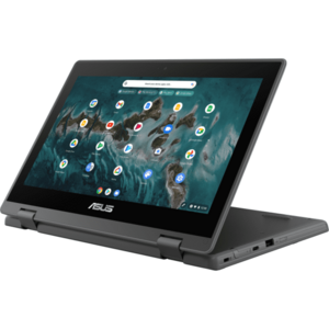 Laptop ASUS ChromeBook Flip CR1100FKA-BP0398, 11.6 inch , Intel Celeron N4500, 8 GB RAM, 64 GB SSD, Intel UHD Graphics, Chrome OS imagine
