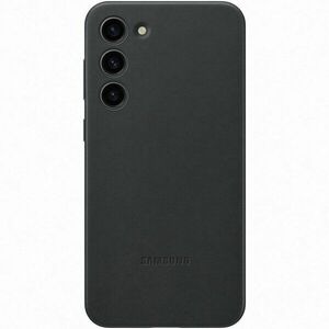 Husa de protectie Samsung Leather Case pentru Galaxy S23 Plus, Black imagine