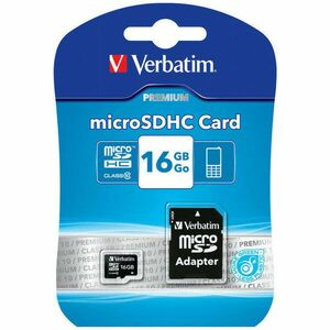 MicroSDHC CLASS 10 16 GB INCL ADAPTOR imagine