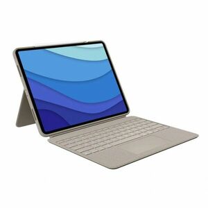 Husa protectie Logitech Folio Touch Sand pentru iPad Pro 12-9 inch (5th and 6th gen) - Sand - US imagine