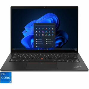 Laptop Lenovo 14'' ThinkPad T14s Gen 4, WUXGA IPS, Procesor Intel® Core™ i7-1355U (12M Cache, up to 5.00 GHz), 32GB DDR5X, 1TB SSD, Intel Iris Xe, Win 11 Pro, Deep Black imagine