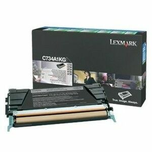 Lexmark Toner C734A1KG Black 8K imagine