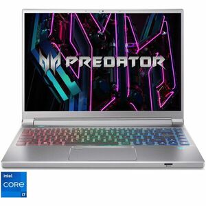 Laptop Gaming Acer Predator Triton 14 PT14-51-734F cu procesor Intel® Core™ i7-13700H pana la 5.0GHz, 14, WQXGA, Mini LED, 250Hz, 32GB DDR5, 1TB SSD, NVIDIA GeForce RTX 4070 8GB GDDR6, No OS, Sparkly Silver imagine