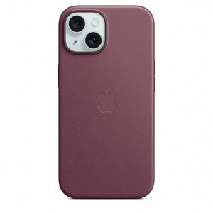 Husa de protectie FineWoven Case with MagSafe pentru iPhone 15, Mulberry imagine