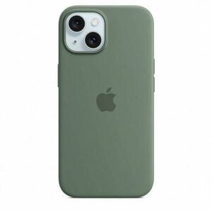 Husa de protectie Silicone Case with MagSafe pentru iPhone 15, Cypress imagine