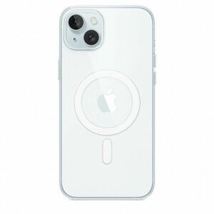 Husa de protectie Clear Case with MagSafe pentru iPhone 15 Plus, Transparent imagine