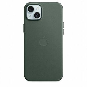 Husa de protectie FineWoven Case with MagSafe pentru iPhone 15 Plus, Evergreen imagine