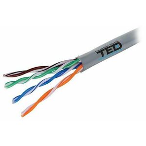 Cablu UTP TED Electric KAB-TED4, CAT 5, Cupru, 305 m imagine